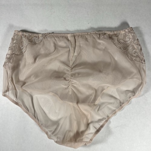 Lacy SOMA Taupe Sheer Panties Size Medium - Picture 5 of 5