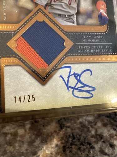 2025 Topps flagship Darryl Strawberry patch auto 14/25 - Picture 7 of 7