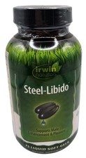 Irwin Naturals Steel Libido for Men 75 Liquid Softgels Exp 6/2026 Free Shipping