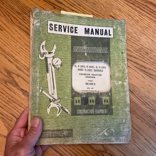 International IH T/TD-6 T-9 TD9 TRAKTOR SERVICE WERKSTATT REPARATUR HANDBUCH RAUPENFÜHRUNG - Bild 1 von 6