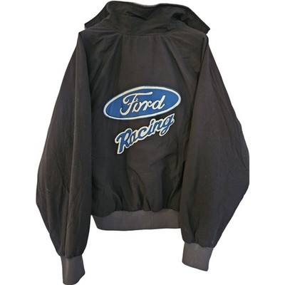 VTG Rare Auburn Ford Racing Jacket Black XL Fast Shipping Ford Truck Y2K 00'S