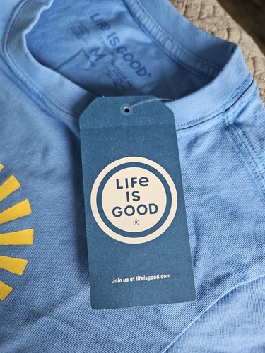 Life Is Good Damen Shirt NEU mit Etikett Größe Medium Crusher Tee Wave Heart - Bild 6 von 7