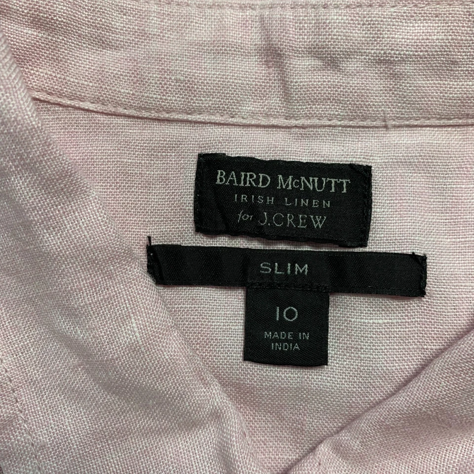 J Crew Baird Mcnutt Shirt Womens Size 10 / Medium Button Up Blouse Top Linen - Image 3 of 4
