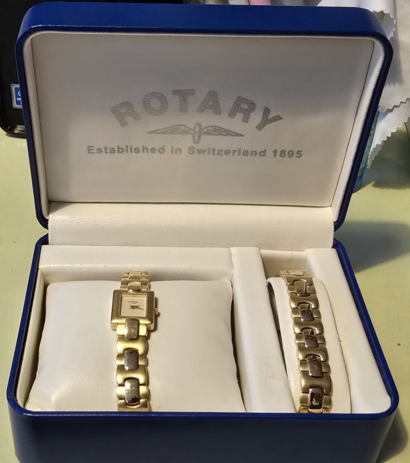Rotary Vintage Ladies Watch And Bracelet Set