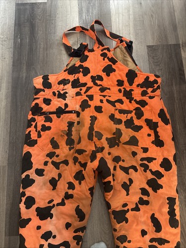 Baberos de caza vintage Mount’n Prairie Blaze naranja camuflaje - Mono aislado XXL - Imagen 11 de 11