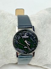 Ladies Grenen Denmark Steel L-22SSLBB Black  Tone Quartz Watch New Battery