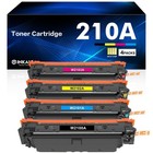 210A Toner Cartridges 4 Pack 210 4301fdw 4301fdn 4201dw Compatible for HP 210...