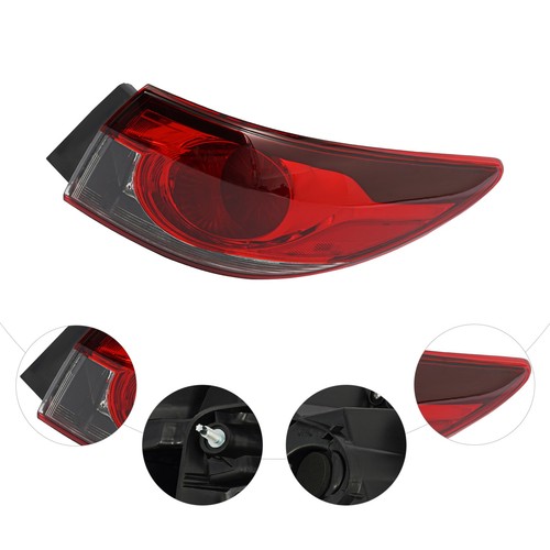Right Outer Rear Halogen Tail Light For 2014 2015 2016 2017 Mazda 6 Tail Lamp - Picture 18 of 24