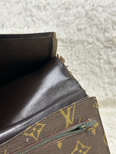 Vintage Louis Vuitton Monogram Leather Folding Clutch - Picture 13 of 17