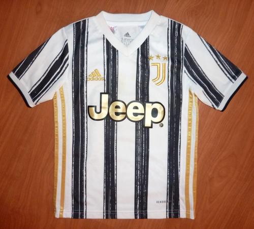 Adidas 2020-2021 Juventus FC Youth Kids Size XS (7-8 yo) Home Soccer Jersey