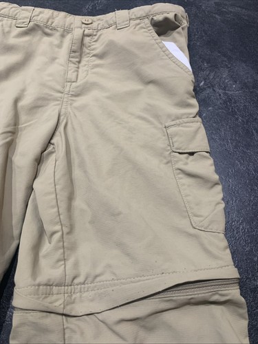 Columbia Hose Jungen Größe 8 Small beige Wandern OmniShade wandelbar Outdoor - Bild 5 von 12