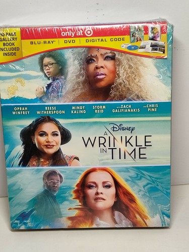 Disney A Wrinkle in Time Blu-Ray DVD Digital Target Exclusive Digital Code NEW  - Picture 1 of 10
