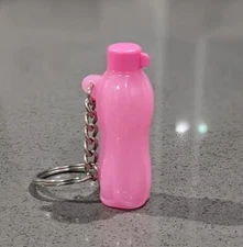 Tupperware Eco Bottle  KeyChain Pink New