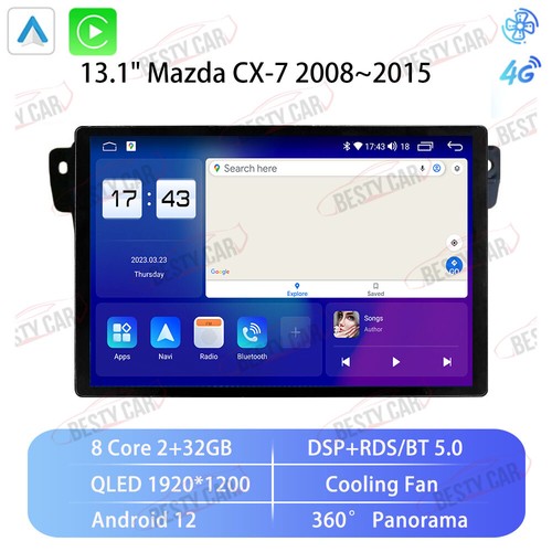 13.1" Android 12 for HONDA JAZZ/FIT 2014~20 Car Stereo Radio GPS NAVI Carplay 4G - Picture 1 of 6