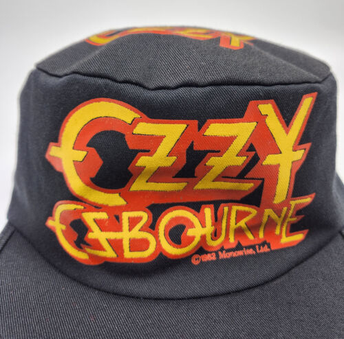 Cappello vintage Ozzy Osbourne 1982 Diario di un pazzo pittore cappello pipistrello monowise - Foto 3 di 15