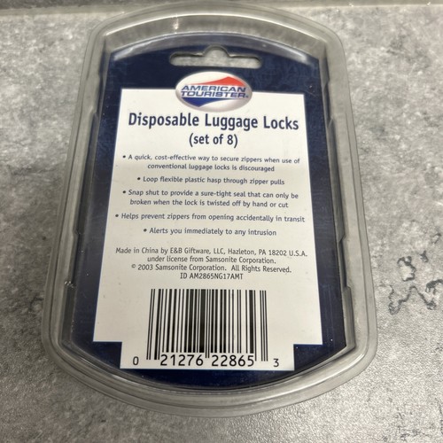 American Tourister EINWEG GEPÄCKSCHLÖSSER (NEU) 8 STÜCK - Bild 2 von 4