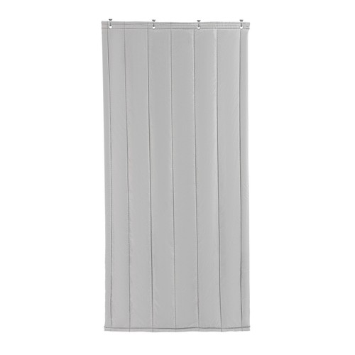 39.5*83in Gray Insulated Door Curtain Waterproof Thermal Cover Screen Door TOP - Picture 8 of 19