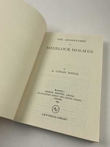 The Adventures of Sherlock Holmes by A. Conan Doyle, 1975 Unabridged Facsimile - Picture 5 of 9