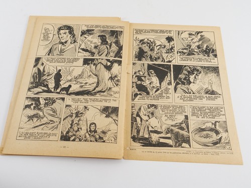 BD BIBI FRICOTIN n° 2 n° 3 de 1955 Jeunesse Joyeuse Lacroix 18,5 x 26,5 cm - Imagen 6 de 13