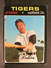 1971 Topps Baseball #180 Al Kaline Detroit Tigers Card Sku87J7