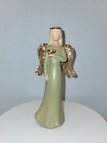 Mind Springs 2002 Copper Winged ENGEL Holding A Copper Butterfly - Bild 1 von 4