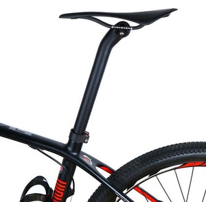 TOSEEK 3K Carbon Fiber Saddles MTB Road Bike Bicycle Hollow Seat Oval Bow Saddle