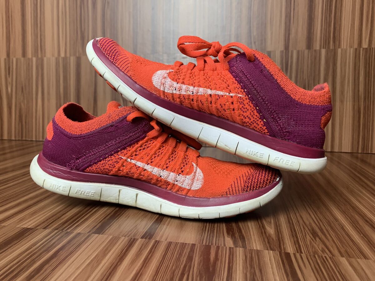 Nike free 4. flyknit orange sale