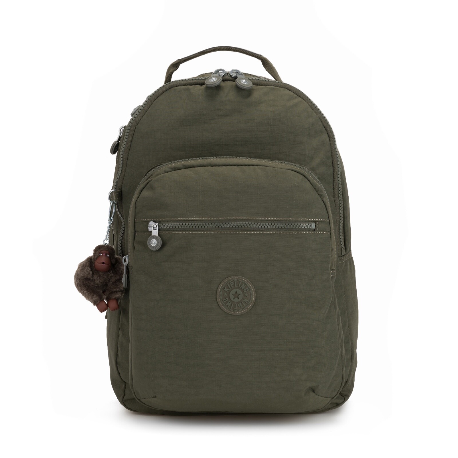 Kipling Clas Seoul Ordinateur portable Sac à dos JADED verte C SS19 Kipling Clas Seoul Ordinateur portable Sac à dos JADED verte C SS19