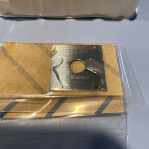 Bloque de calibre Mitutoyo sellado con papeleo acero ASME 1 614523-541. 1,003 mm - Imagen 3 de 4