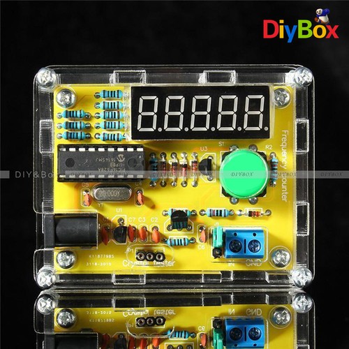 Crystal Oscillator Frequency Counter Tester meter 1Hz-50MHz 1MHz-1.1GHz DIY Kits - Picture 18 of 33