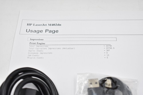 HP LaserJet Pro M402dn Standard Monochrome Laser Printer w/ Toner - Picture 4 of 14
