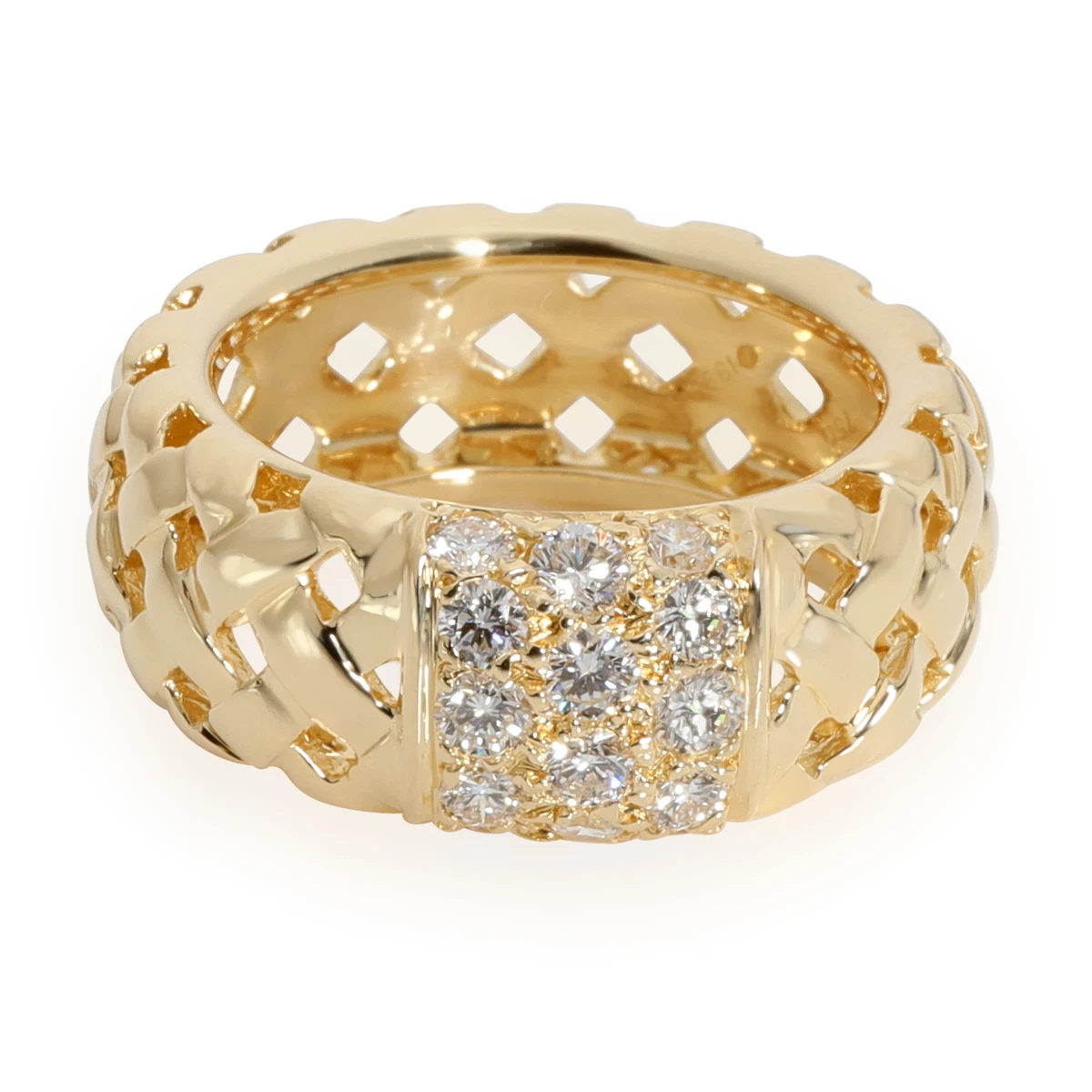 Basket weave diamond best sale ring