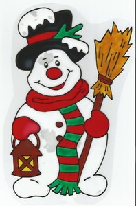 Window Color Fensterbilder Spar Set Weihnachten Winter Schneemann Schneemanner Ebay
