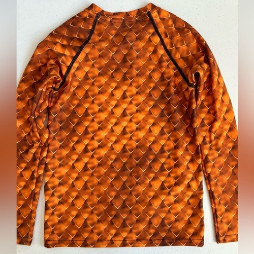 No Brand Kids Size 7 Orange Dragon Scale Long Sleeve Shirt and Pants Set - Picture 2 of 15