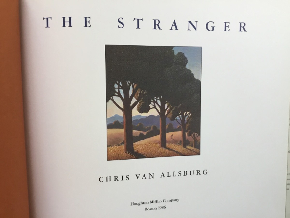 VG 1986 HC DJ First Edition The Stranger Chris Van Allsburg Polar