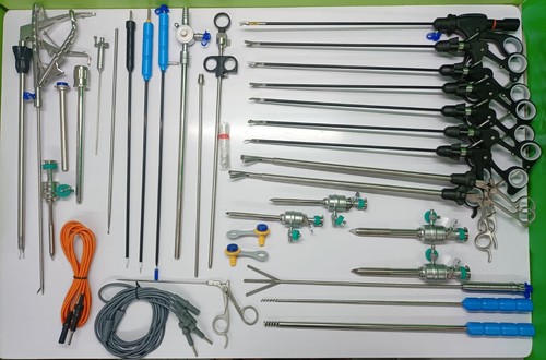 Laparoscopic Surgery Set 5mmx330mm Endoscopy Reusable Surgical Instruments -34pc - Picture 7 of 12