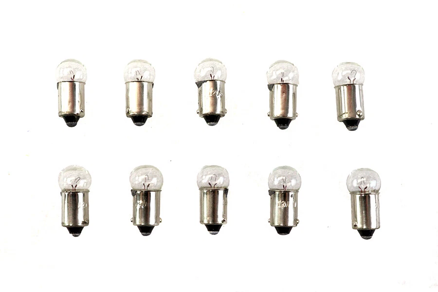 Mini bombilla de 12 voltios para intermitente e indicador para Harley Davidson Foto 2 de 4