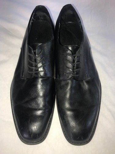 Men’s Claiborne Black Leather Oxford Dress Shoes Size 13 M - Picture 2 of 12