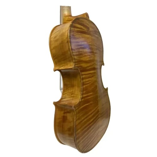 5 strings Viola 18",Big viola,Thickened rib,Flames maple Back,Good sound #15562 - Picture 7 of 12