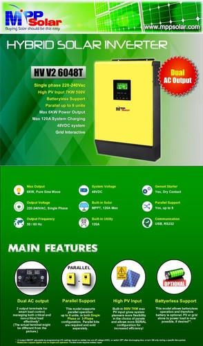 1000w 3000w 5000w 6000w 8kw 11kw MPP Solar inverter 230v single phase model 48v - Picture 23 of 51