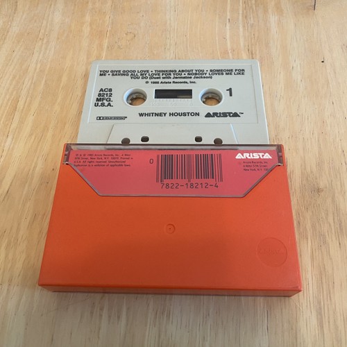 WHITNEY HOUSTON / Self-Titled Cassette Tape (1985) ARISTA USA Import Rare - Picture 2 of 3