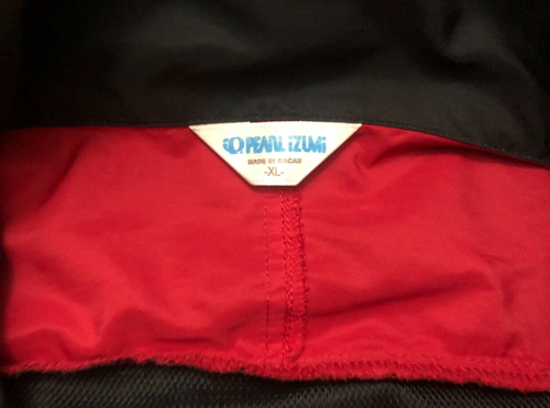 CHAQUETA CORTAVIENTOS PEARL IZUMI PARA HOMBRE XL ROJA NEGRA BLANCA ZEPHRR BICICLETA DE CICLISMO - Imagen 7 de 7