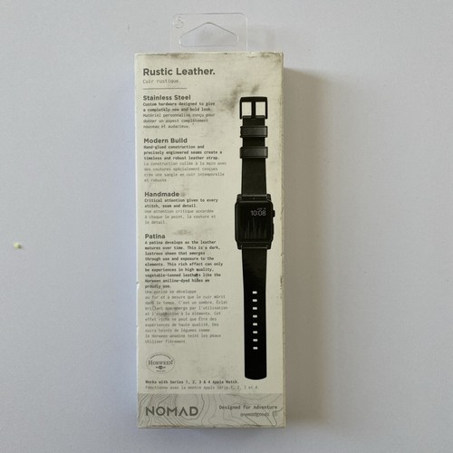 Nomad - Modern Leather Watch Strap For Apple Watch Series 42mm, 45mm, 44mm - Photo 5 sur 5