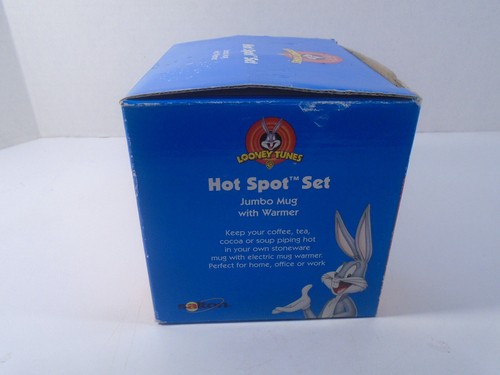 Salton 1998--Looney Tunes--Hot Spot Set Jumbo Taza con calentador (Bugs Bunny) - Imagen 2 de 5