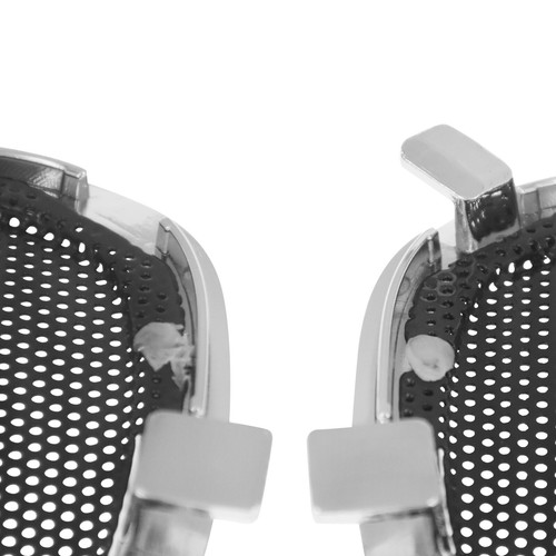 Chrome Front Fairing Speaker Grille Mesh Covers Trim For Harley Road Glide 15-23 - Foto 6 di 17