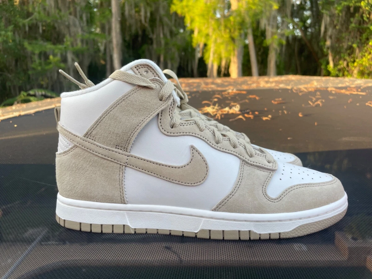 New Nike Dunk High Tan Suede Size 8.5 (DQ7679-001)