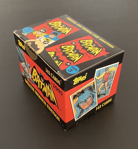 1966 Topps Batman Deluxe 1989 edición reedición conjunto de 143 tarjetas selladas de fábrica - Imagen 2 de 6