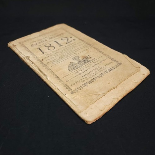 The New-York and Vermont Farmer's Almanack for the Year of Our Lord, 1812. - Picture 2 of 5
