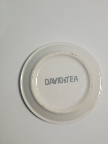 Taza de té taza de viaje Davids 10 años de té amor con tapa verde azulado cerámica - Imagen 9 de 11