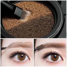 Waterproof Sweat-proof Double Color Eyebrow Gel With Foldable Double Sided Brush